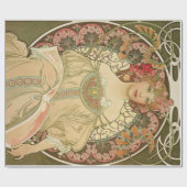 Jugendstil-Decoupage-Plakat Geschenkpapier (Flach)