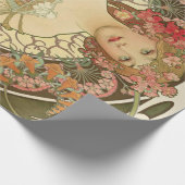 Jugendstil-Decoupage-Plakat Geschenkpapier (Ecke)