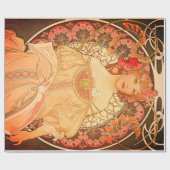 Jugendstil-Decoupage-Plakat Geschenkpapier (Flach)