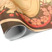 Jugendstil-Decoupage-Plakat Geschenkpapier (Rolleneckpunkt)