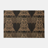Jugendstil,Deko,Schwarz,Bronze,elegant,elegant,chi Fußmatte (Vorderseite)
