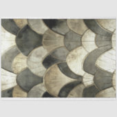 Jugendstil-Deko wiederholt Muster-Hintergrund Seidenpapier (Vorderseite)