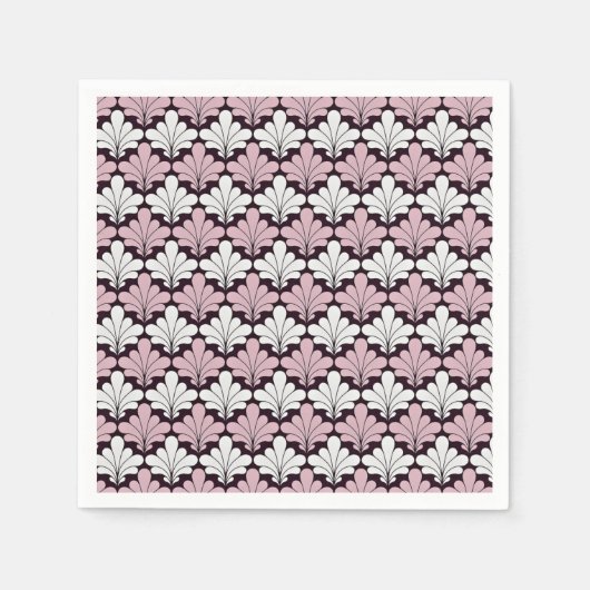 Jugendstil-Dekoration Serviette (Vorderseite)