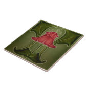 Jugendstil-Dekorationskamin im Tile-Art-Stil Fliese (Seite)