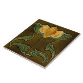 Jugendstil-Dekorationskamin im Tile-Art-Stil Fliese (Seite)