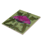 Jugendstil-Dekorationskamin im Tile-Art-Stil Fliese (Seite)