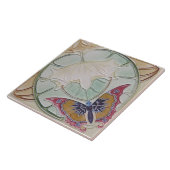 Jugendstil-Dekorationskamin im Tile-Art-Stil Fliese (Seite)