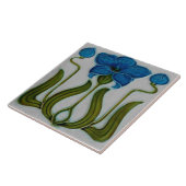 Jugendstil-Dekorationskamin im Tile-Art-Stil Fliese (Seite)