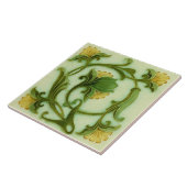 Jugendstil-Dekorationskamin im Tile-Art-Stil Fliese (Seite)