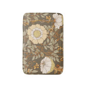 Jugendstil: Dekorative florale Vintag. Badematte (Vorderseite Vertikal)