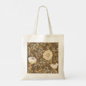 Jugendstil: Dekorative florale Vintag. Tragetasche (Rückseite)