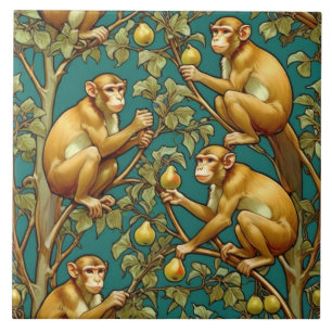 Jugendstil-Dekorative Keramik Tile Fliese