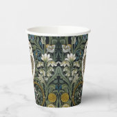 Jugendstil der weißen Eule Pappbecher (Links)