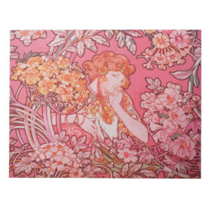 Jugendstil-Design 11" x 8,5" Notepad - 40 Seiten Notizblock