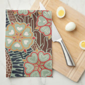 Jugendstil-Design #2 in Emporio Moffa Küchentuch (Viertel Falte)