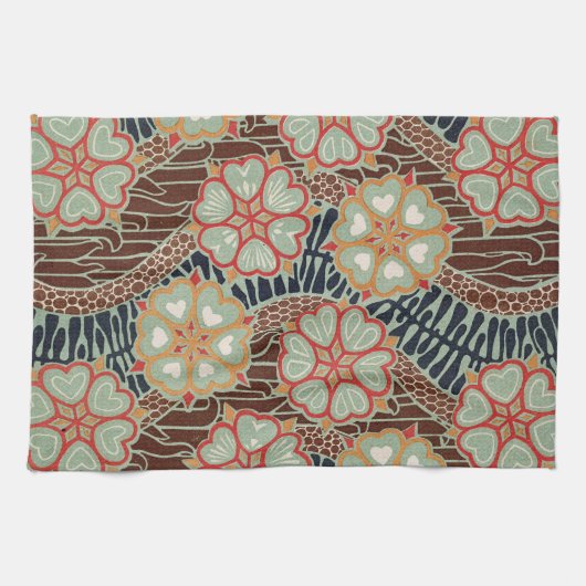 Jugendstil-Design #2 in Emporio Moffa Küchentuch (Horizontal)