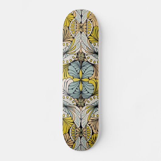 Jugendstil-Design #4 @ VictoriaShaylee Skateboard (Vorderseite)