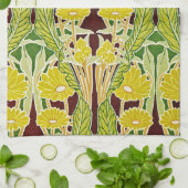 Jugendstil-Design #7 in Emporio Moffa Geschirrtuch (Gefaltet)