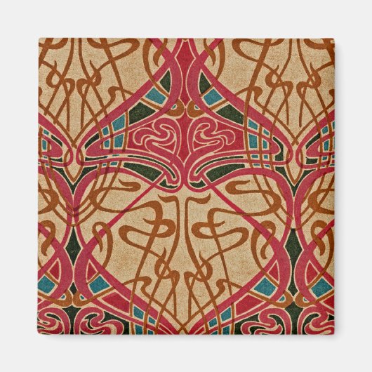 Jugendstil-Design #9 in Emporio Moffa Magnet (Vorne)