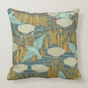 Jugendstil-Design-Pilz Kissen