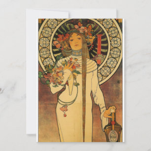 Jugendstil Die Trappistine-Einladungen Einladung