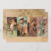 Jugendstil Die vier Jahreszeiten (Vorne/Hinten)