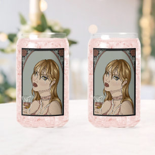 Jugendstil Dosenglas