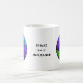 Jugendstil Eihwaz Rune Tasse – AUSDAUER! (Mittel)