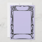 Jugendstil Einladung (Vorderseite)