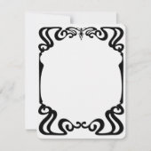 Jugendstil Einladung (Vorderseite)