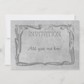 Jugendstil Einladung (Vorderseite)