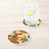 Jugendstil-Elegance: Sidewall, The Peacock, 1896 Getränkeuntersetzer (Seite)