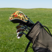 Jugendstil-Elegance: Sidewall, The Peacock, 1896 Golf Headcover (In SItu)