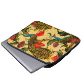 Jugendstil-Elegance: Sidewall, The Peacock, 1896 Laptopschutzhülle (Vorne Knopf)