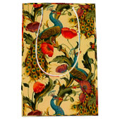 Jugendstil-Elegance: Sidewall, The Peacock, 1896 Mittlere Geschenktüte (Vorderseite)