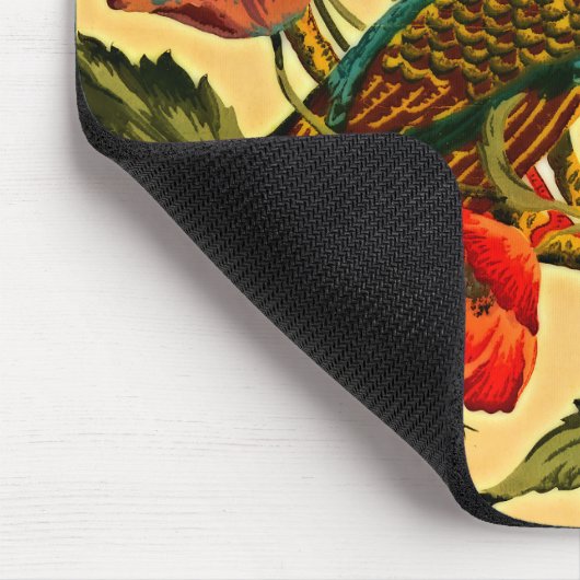 Jugendstil-Elegance: Sidewall, The Peacock, 1896 Mousepad (Ecke)