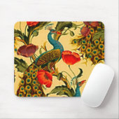 Jugendstil-Elegance: Sidewall, The Peacock, 1896 Mousepad (Mit Mouse)