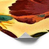 Jugendstil-Elegance: Sidewall, The Peacock, 1896 Poster (Ecke)