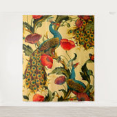 Jugendstil-Elegance: Sidewall, The Peacock, 1896 Wandteppich (Vorderseite)