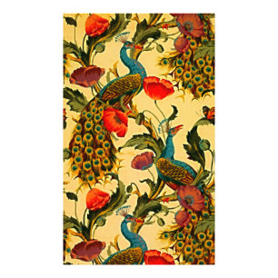 Jugendstil-Eleganz: Seitenwand, Der Pfau, 1896 Fotodruck