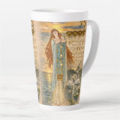 Jugendstil Elsa Lohengrin mit Schwänen Milchtasse (Rechte Ecke)