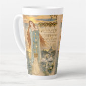 Jugendstil Elsa Lohengrin mit Schwänen Milchtasse (Linke Ecke)