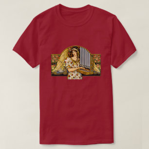 Jugendstil Engel Orgelspieler Vintage Musik T-Shirt