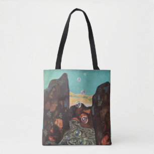Jugendstil-Fantasieblasen in Canyondekoration Tasche