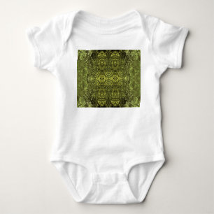 Jugendstil: Farbige Vintage-Verzierung. Baby Strampler