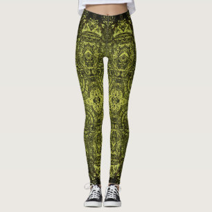 Jugendstil: Farbige Vintage-Verzierung. Leggings