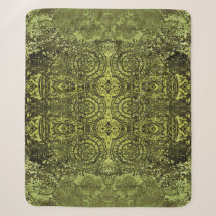Jugendstil: Farbige Vintage-Verzierung. Sherpadecke