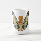 Jugendstil-Fee-Aufkleber  Kaffeetasse (Mittel)