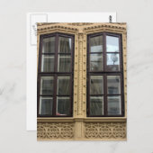 Jugendstil-Fenster Postkarte (Vorne/Hinten)