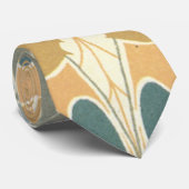 Jugendstil-Fettflora-Design Krawatte (Gerollt)